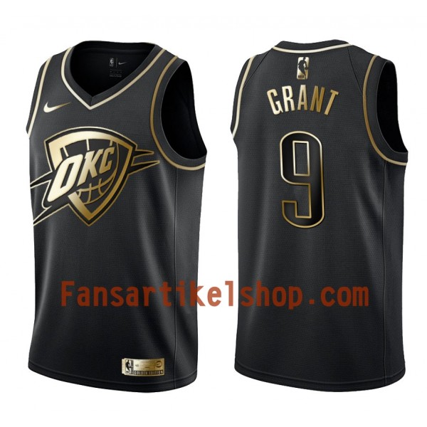 NBA Oklahoma City Thunder Trikot Jerami Grant 9 Nike Schwarz Golden Edition Swingman - Herren NBA Oklahoma City Thunder Trikot Jerami Grant 9 Nike Schwarz Golden Edition Swingman - Herren